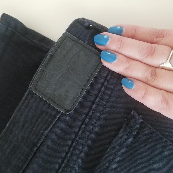 NWOT Levi's 711 Black Skinny Jeans Mid Rise 34 × 32 - Picture 5 of 14
